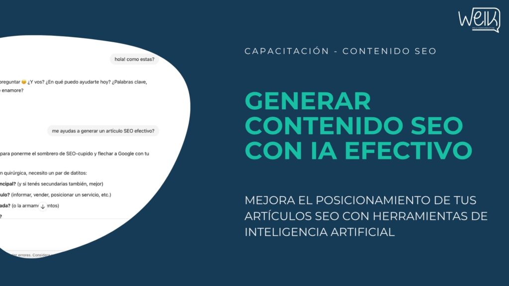 Portada del curso Generar contenido SEO con IA