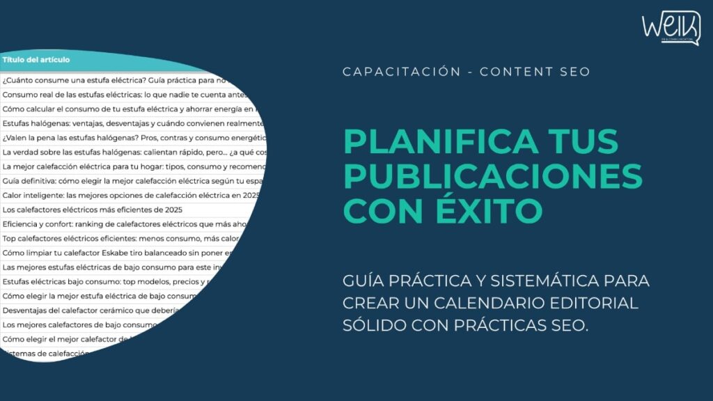 Portada del curso Calendario Editorial